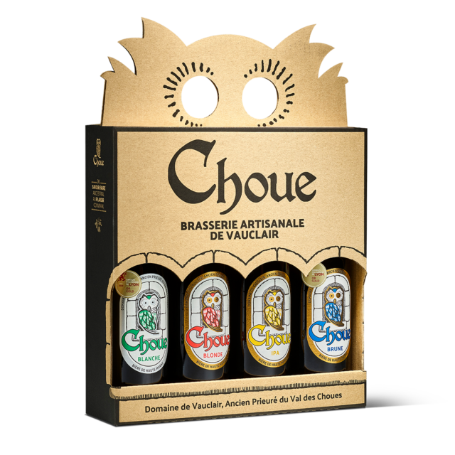 brasserie-de-vauclair-la-choue-biere-artisanale-les-coffrets-coffret-de-4 photo biere la choue coffret de 4