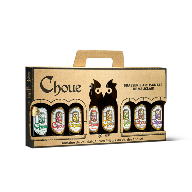 brasserie-de-vauclair-la-choue-biere-artisanale-les-coffrets-coffret-de-8 photo biere la choue coffret de 8